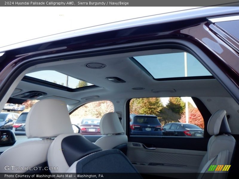 Sierra Burgundy / Navy/Beige 2024 Hyundai Palisade Calligraphy AWD