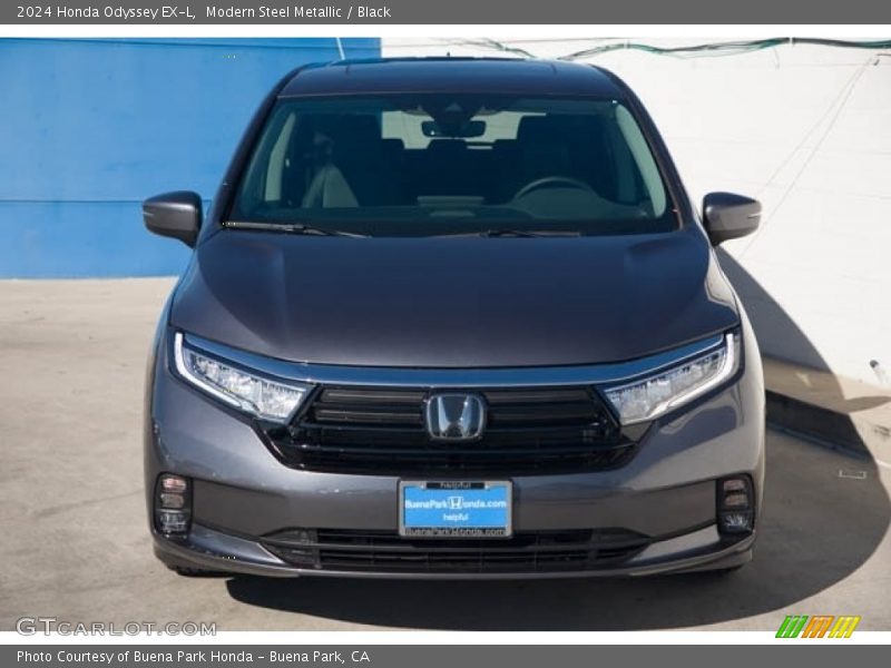 Modern Steel Metallic / Black 2024 Honda Odyssey EX-L