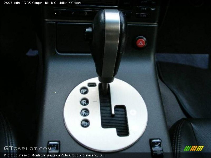 Black Obsidian / Graphite 2003 Infiniti G 35 Coupe