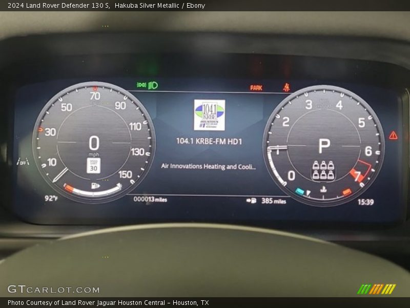  2024 Defender 130 S 130 S Gauges