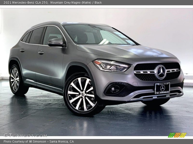 Front 3/4 View of 2021 GLA 250