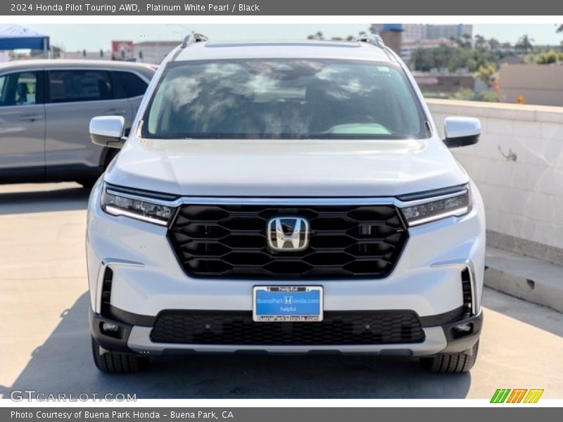 Platinum White Pearl / Black 2024 Honda Pilot Touring AWD