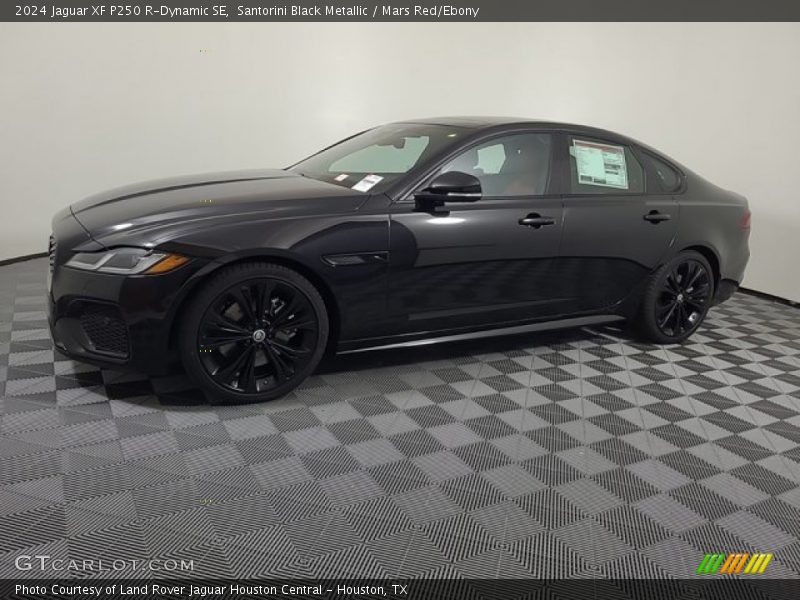 Santorini Black Metallic / Mars Red/Ebony 2024 Jaguar XF P250 R-Dynamic SE