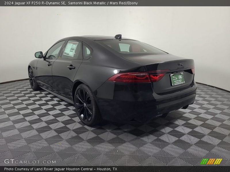 Santorini Black Metallic / Mars Red/Ebony 2024 Jaguar XF P250 R-Dynamic SE