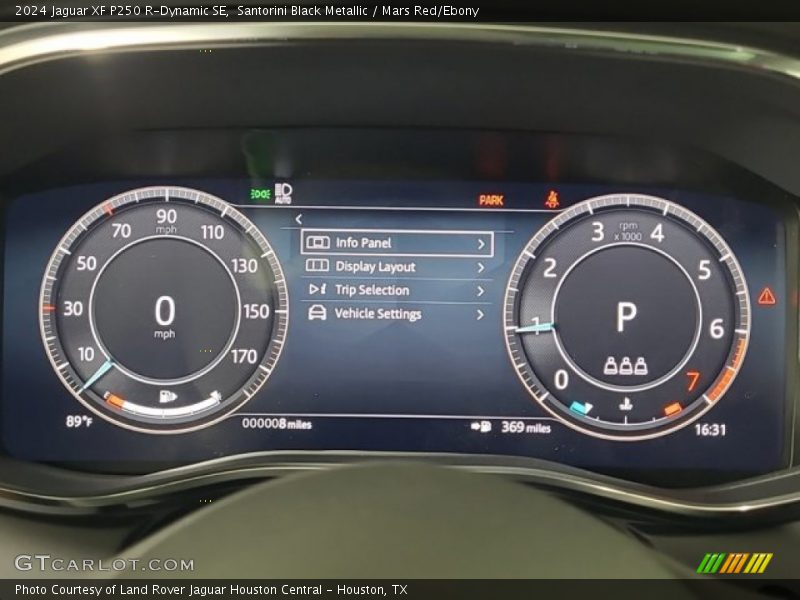  2024 XF P250 R-Dynamic SE P250 R-Dynamic SE Gauges