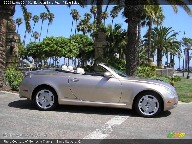 Egyptian Sand Pearl / Ecru Beige 2003 Lexus SC 430