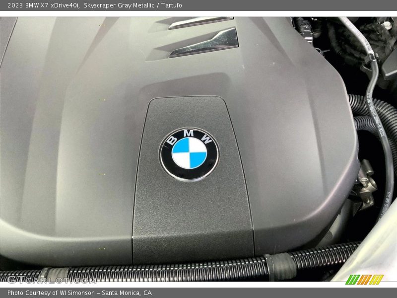 Skyscraper Gray Metallic / Tartufo 2023 BMW X7 xDrive40i