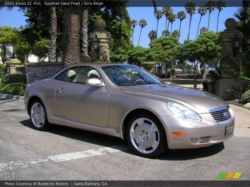 Egyptian Sand Pearl / Ecru Beige 2003 Lexus SC 430