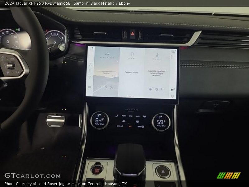 Santorini Black Metallic / Ebony 2024 Jaguar XF P250 R-Dynamic SE