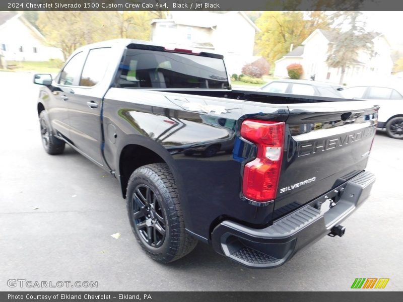 Black / Jet Black 2024 Chevrolet Silverado 1500 Custom Crew Cab 4x4