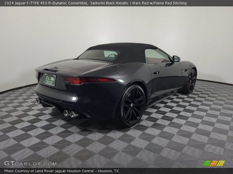 Santorini Black Metallic / Mars Red w/Flame Red Stitching 2024 Jaguar F-TYPE 450 R-Dynamic Convertible