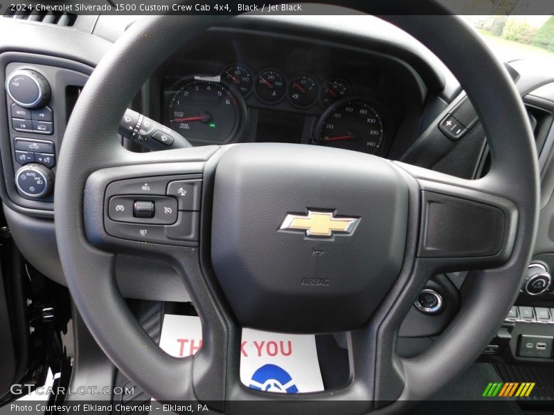  2024 Silverado 1500 Custom Crew Cab 4x4 Steering Wheel
