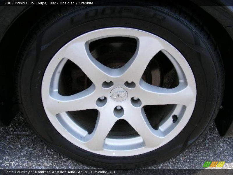 Black Obsidian / Graphite 2003 Infiniti G 35 Coupe