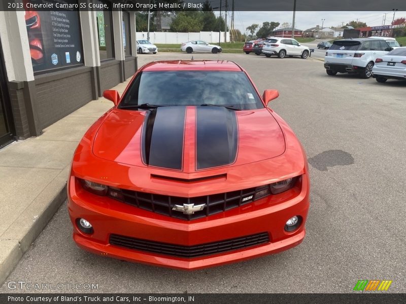 Inferno Orange Metallic / Black 2013 Chevrolet Camaro SS Coupe