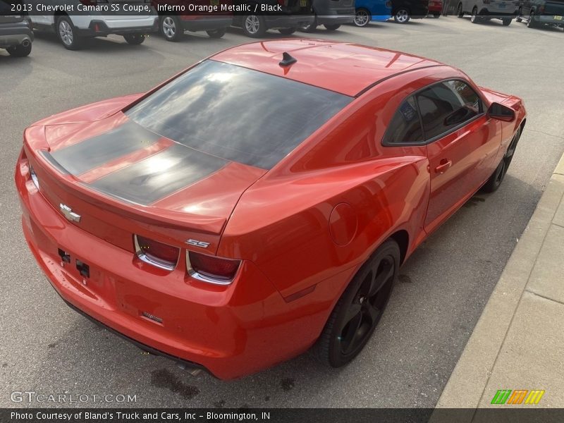 Inferno Orange Metallic / Black 2013 Chevrolet Camaro SS Coupe