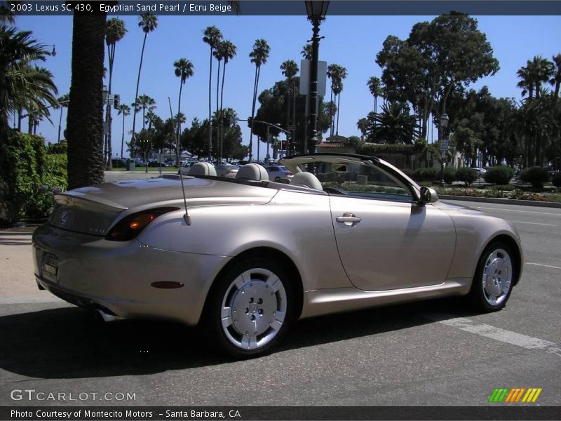 Egyptian Sand Pearl / Ecru Beige 2003 Lexus SC 430