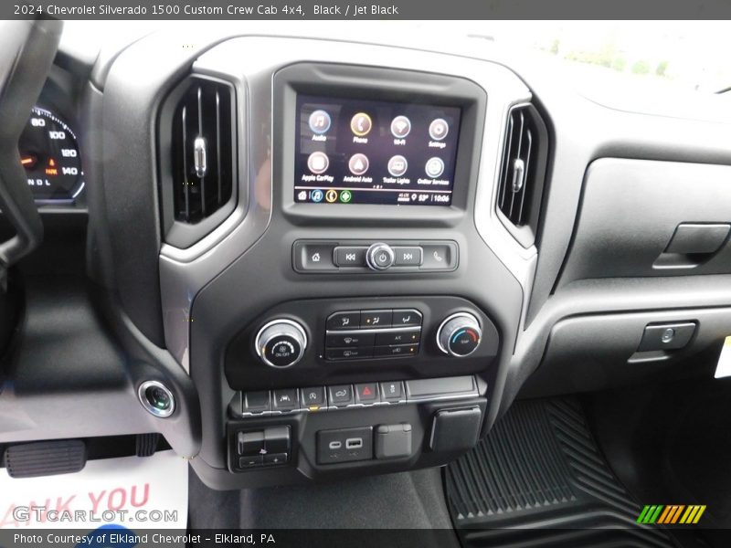 Controls of 2024 Silverado 1500 Custom Crew Cab 4x4