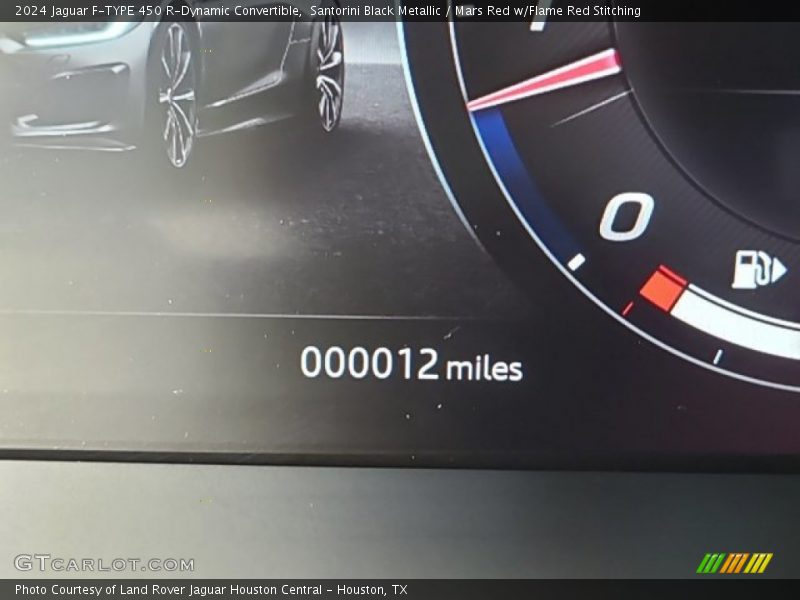 Santorini Black Metallic / Mars Red w/Flame Red Stitching 2024 Jaguar F-TYPE 450 R-Dynamic Convertible