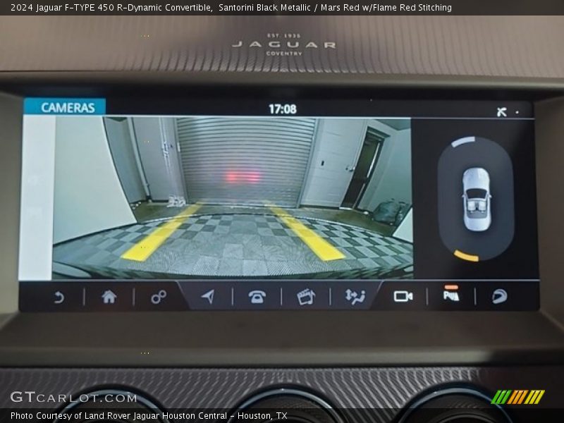 Santorini Black Metallic / Mars Red w/Flame Red Stitching 2024 Jaguar F-TYPE 450 R-Dynamic Convertible