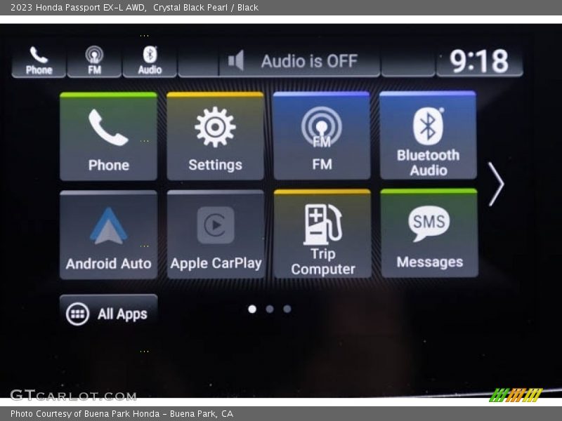 Crystal Black Pearl / Black 2023 Honda Passport EX-L AWD