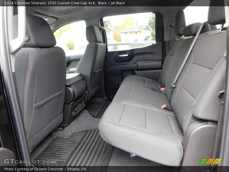 Rear Seat of 2024 Silverado 1500 Custom Crew Cab 4x4