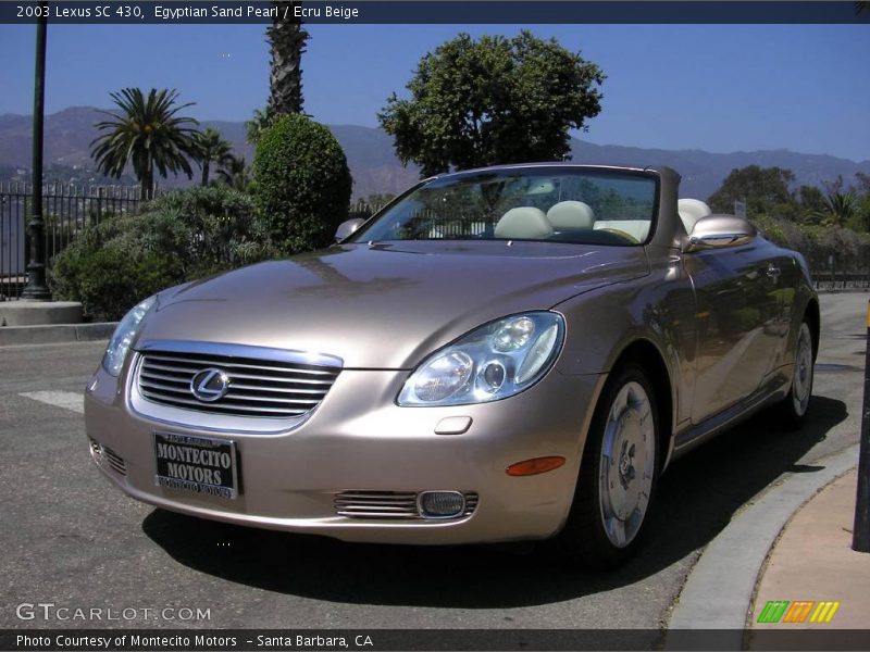 Egyptian Sand Pearl / Ecru Beige 2003 Lexus SC 430