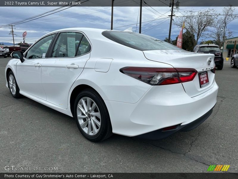  2022 Camry LE Super White