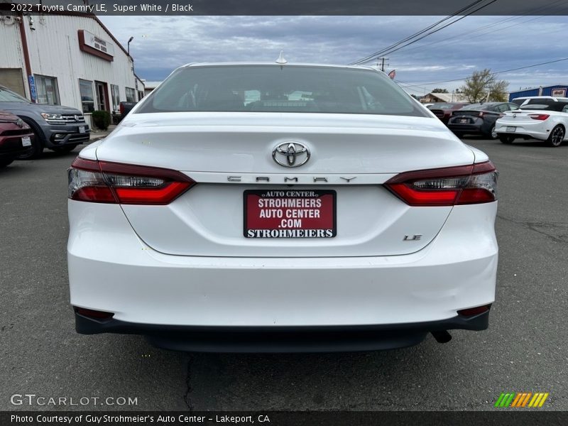  2022 Camry LE Super White
