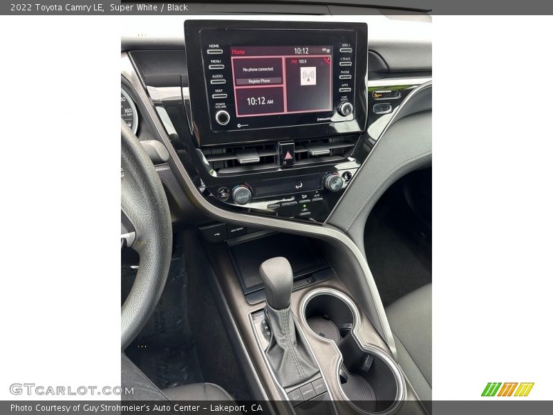 Controls of 2022 Camry LE