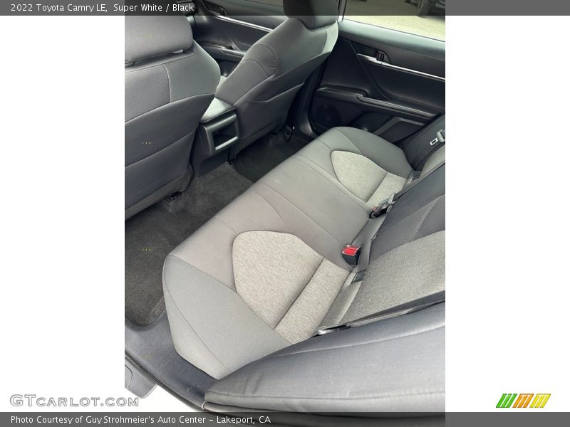 Rear Seat of 2022 Camry LE