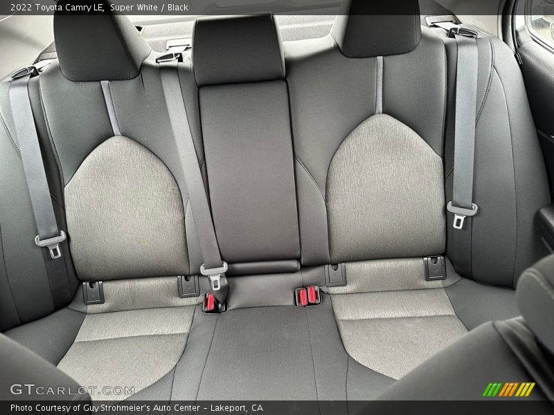 Rear Seat of 2022 Camry LE