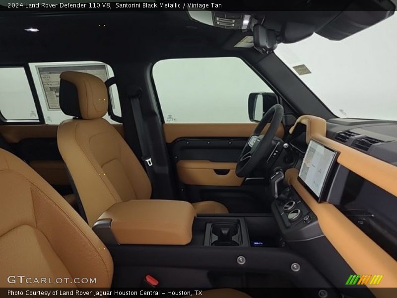 Front Seat of 2024 Defender 110 V8