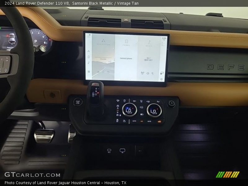 Controls of 2024 Defender 110 V8