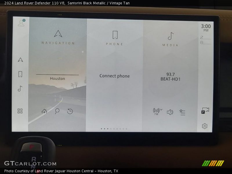 Controls of 2024 Defender 110 V8