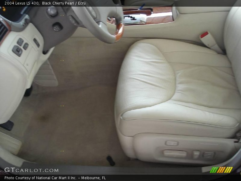 Black Cherry Pearl / Ecru 2004 Lexus LS 430