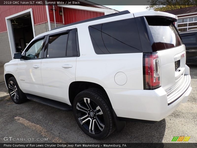 Summit White / Jet Black 2019 GMC Yukon SLT 4WD