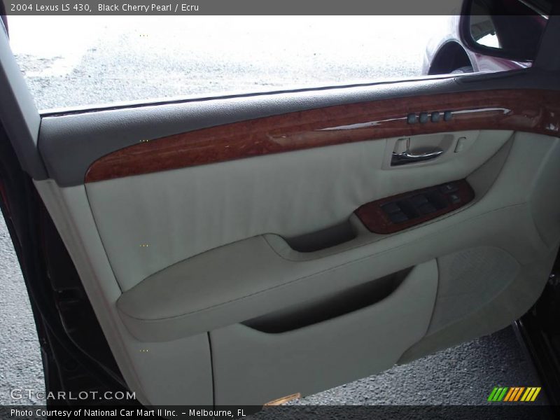 Black Cherry Pearl / Ecru 2004 Lexus LS 430