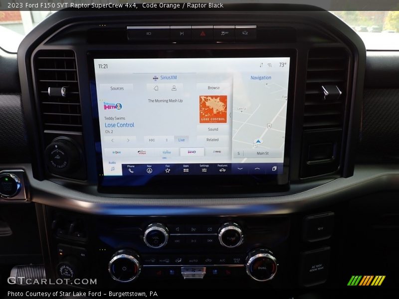 Controls of 2023 F150 SVT Raptor SuperCrew 4x4
