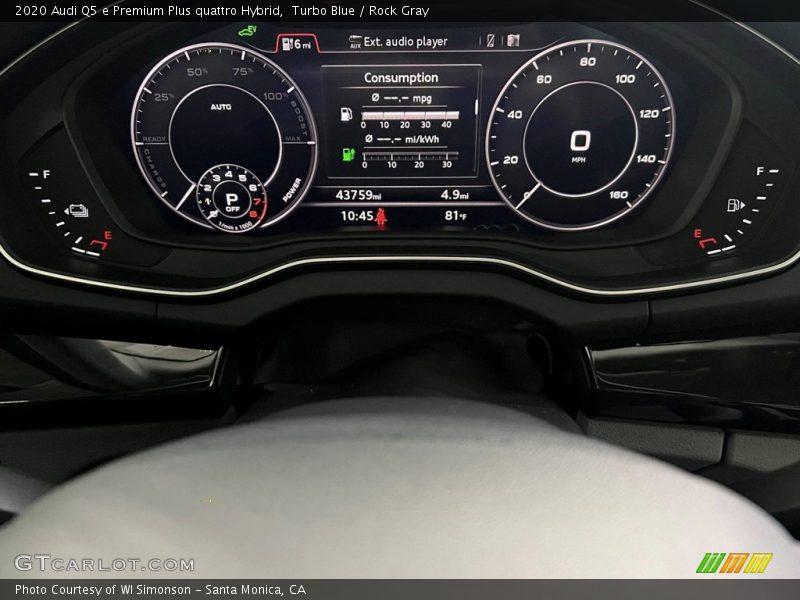  2020 Q5 e Premium Plus quattro Hybrid e Premium Plus quattro Hybrid Gauges