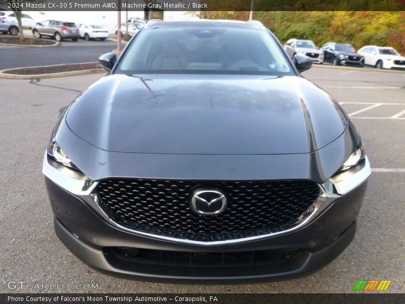 Machine Gray Metallic / Black 2024 Mazda CX-30 S Premium AWD