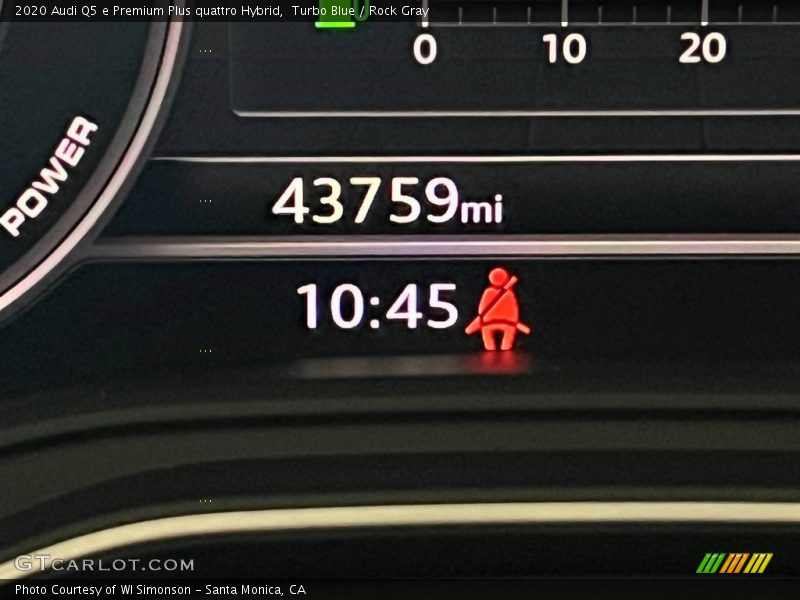 Turbo Blue / Rock Gray 2020 Audi Q5 e Premium Plus quattro Hybrid