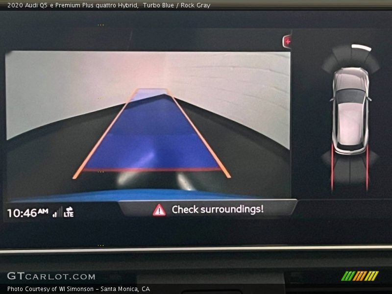 Turbo Blue / Rock Gray 2020 Audi Q5 e Premium Plus quattro Hybrid