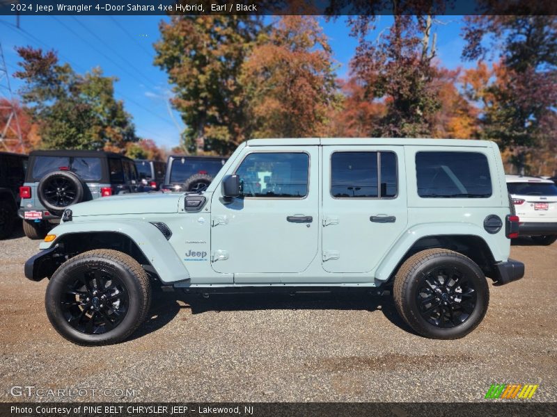 Earl / Black 2024 Jeep Wrangler 4-Door Sahara 4xe Hybrid