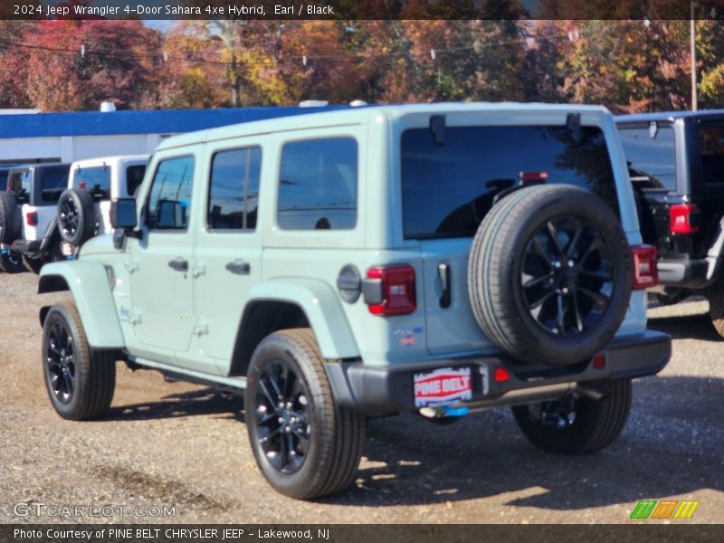 Earl / Black 2024 Jeep Wrangler 4-Door Sahara 4xe Hybrid
