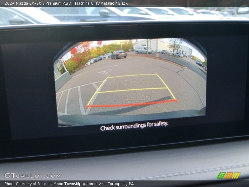 Machine Gray Metallic / Black 2024 Mazda CX-30 S Premium AWD