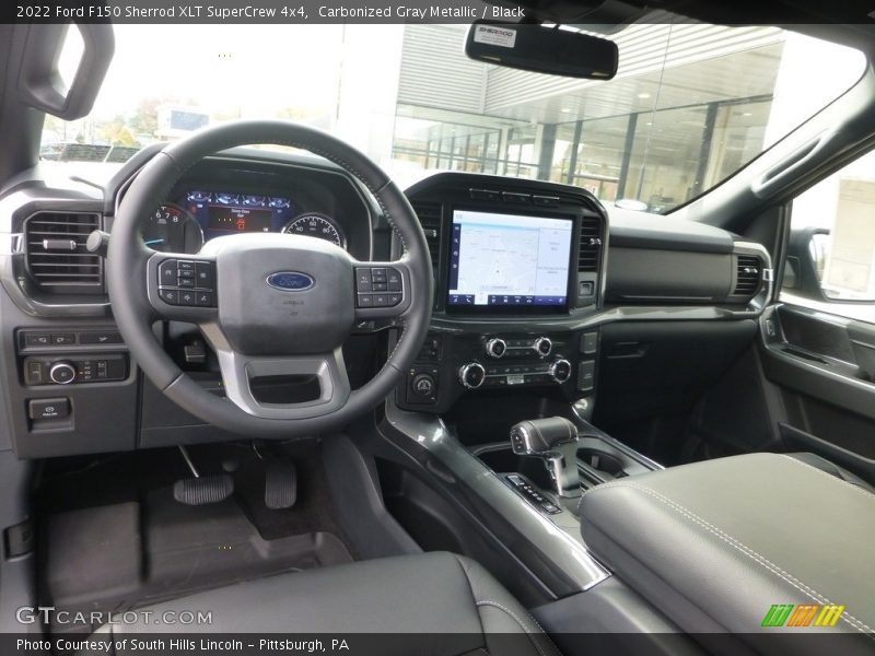  2022 F150 Sherrod XLT SuperCrew 4x4 Black Interior
