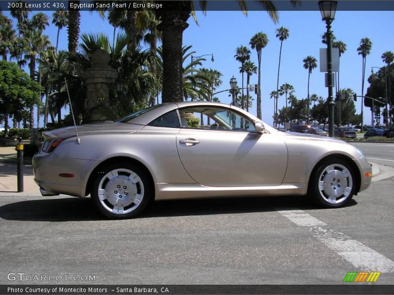Egyptian Sand Pearl / Ecru Beige 2003 Lexus SC 430