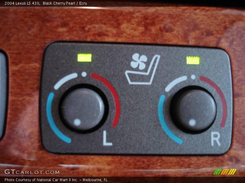 Black Cherry Pearl / Ecru 2004 Lexus LS 430
