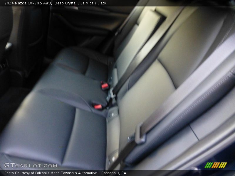 Deep Crystal Blue Mica / Black 2024 Mazda CX-30 S AWD