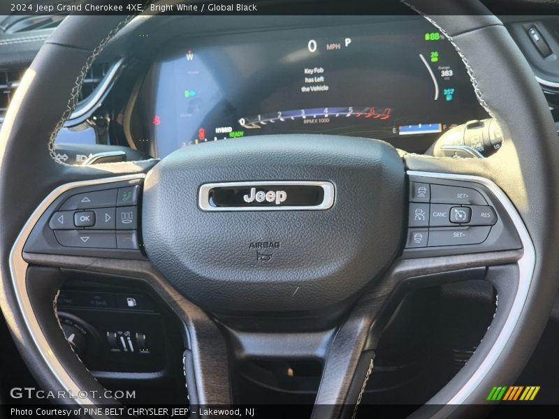 Bright White / Global Black 2024 Jeep Grand Cherokee 4XE